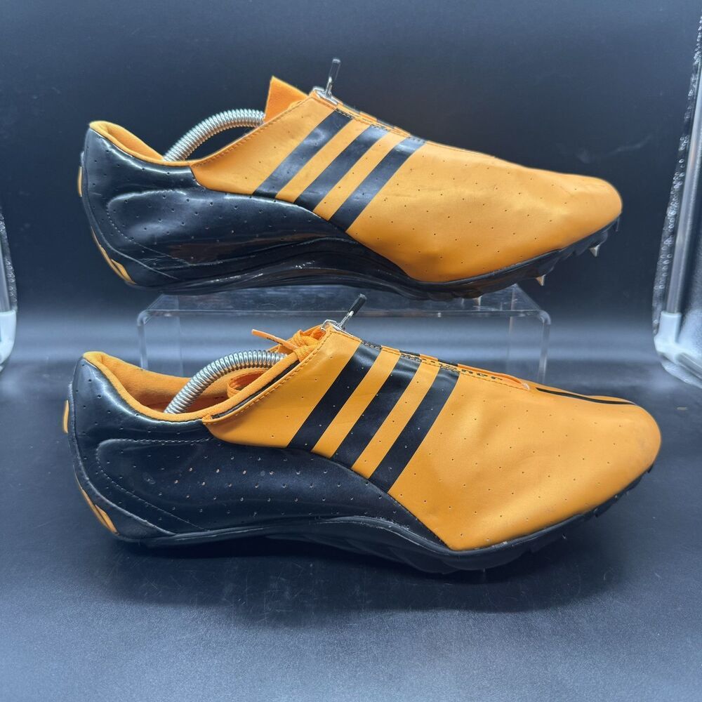ADIDAS 2007 ADISTAR DEMOLISHER SPRINT CLEAT MENS SIZE 12.5 ORANGE RUNNING 114510
